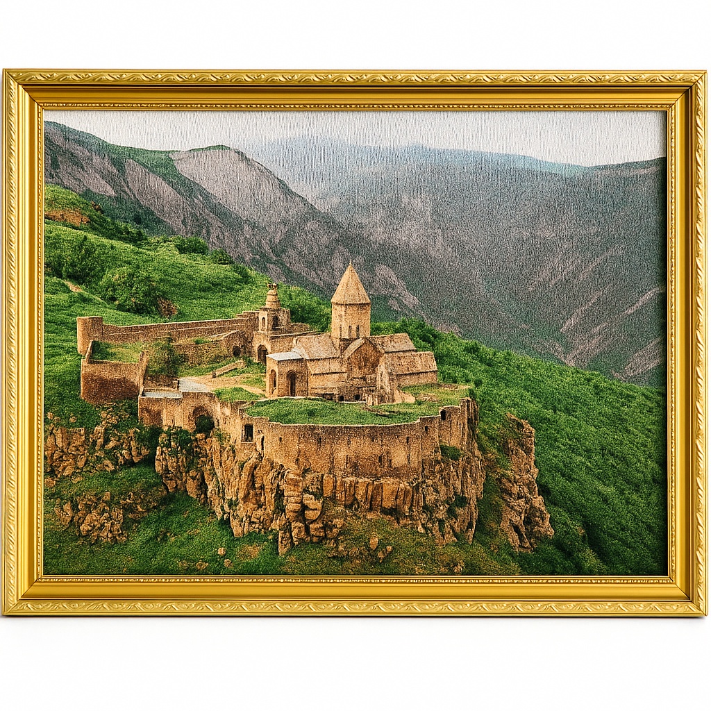 Տաթևի վանքի կտավ նկար
