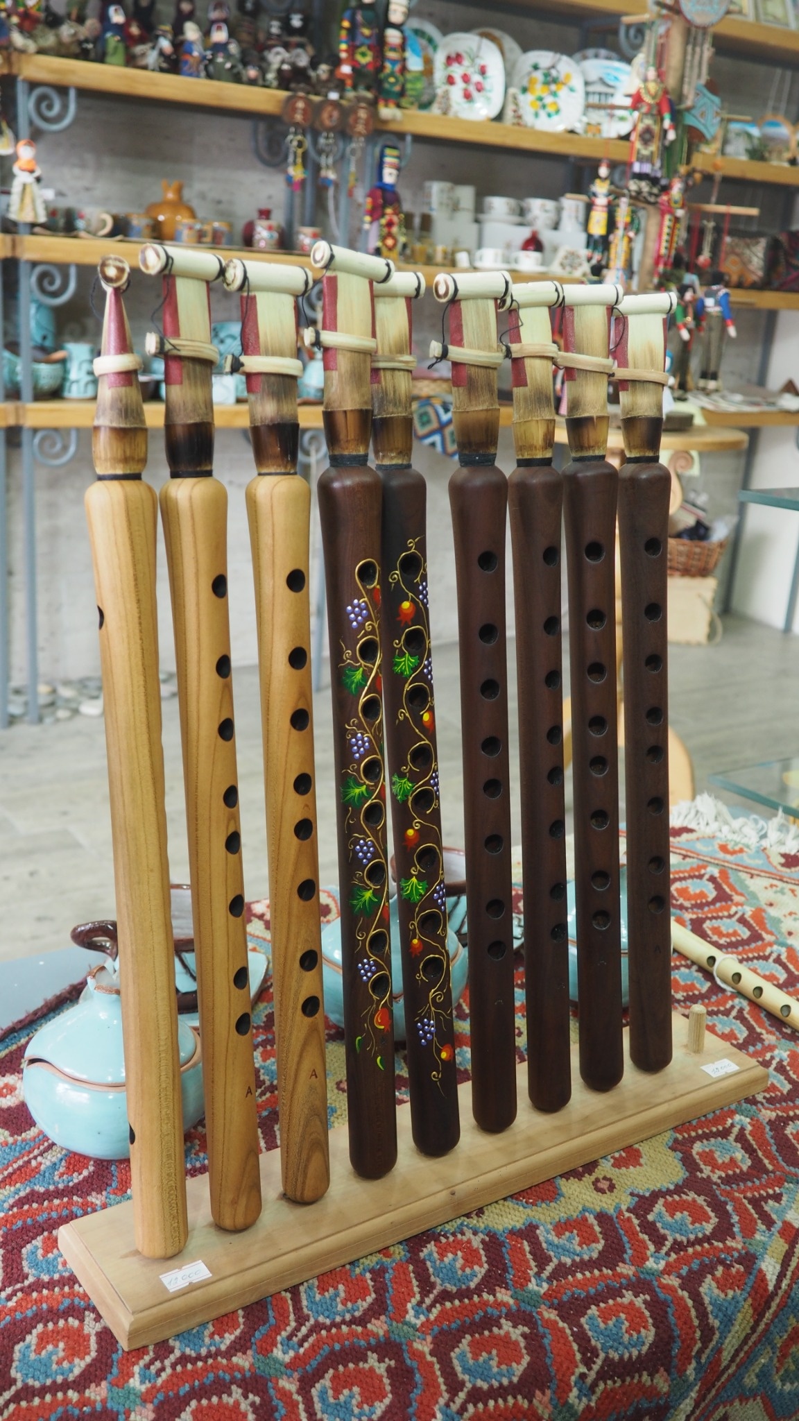 Ձեռագործ հայկական դուդուկ՝ մուգ փայտից